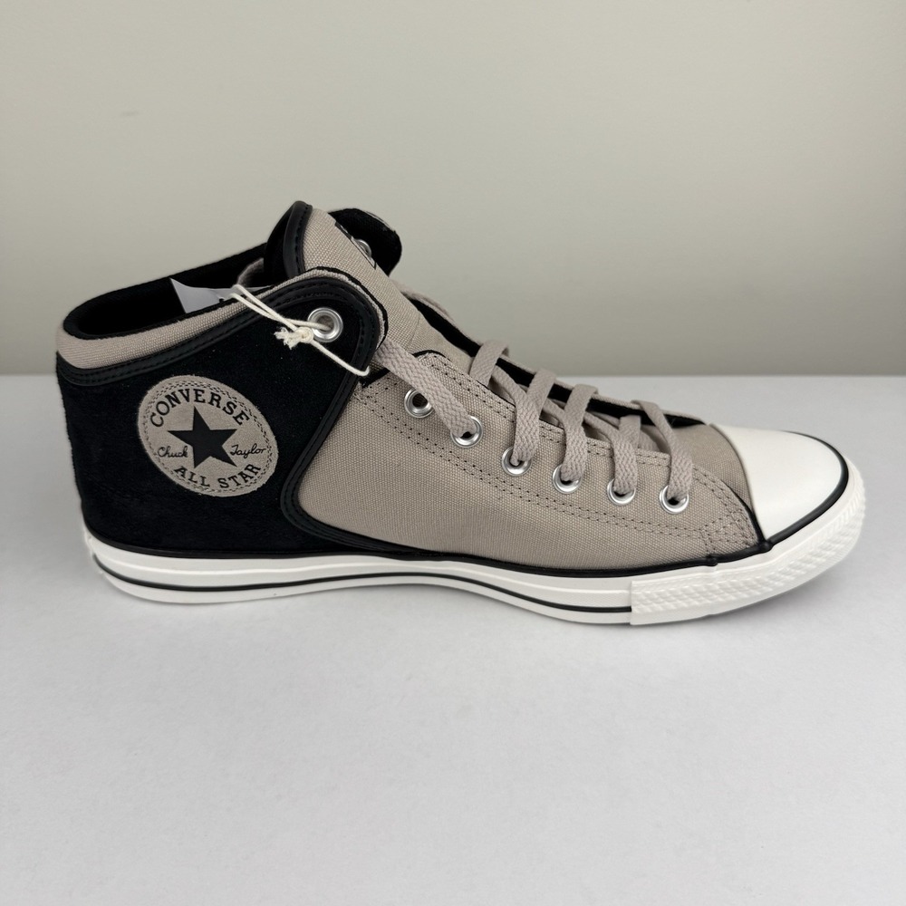 Converse Chuck Taylor All Star High Street Mid Men's Size 11 Papyrus/Black NWT - Picture 7 of 12